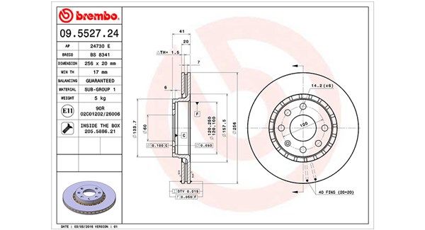 MAGNETI MARELLI Тормозной диск 360406008100